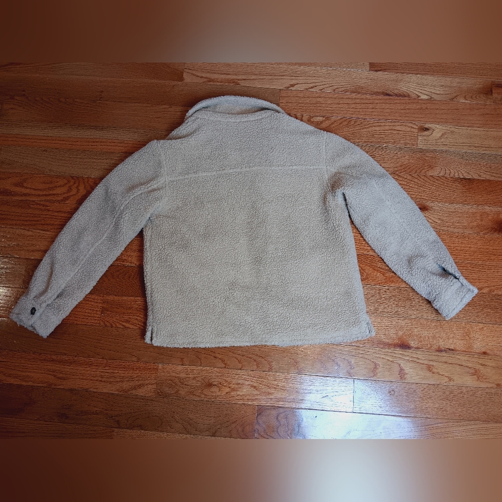 Native Youth Collar Button Down Teddy Bear Jacket - image 3